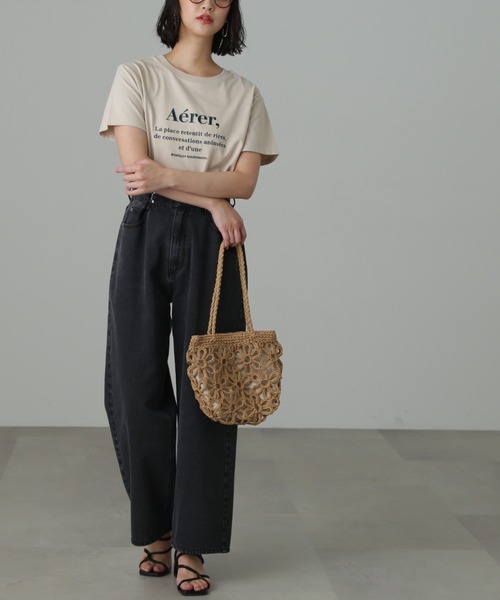 FREE'S MART（フリーズマート）の「◆2Wayホックルーズデニムパンツ（デニムパンツ・レディース・ケミカルウォッシュ/ブルー/ブラック系その他・SMALL/MEDIUM）」の10枚目の写真