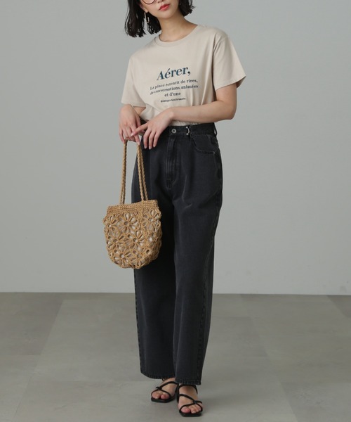 FREE'S MART（フリーズマート）の「◆2Wayホックルーズデニムパンツ（デニムパンツ・レディース・ケミカルウォッシュ/ブルー/ブラック系その他・SMALL/MEDIUM）」の11枚目の写真