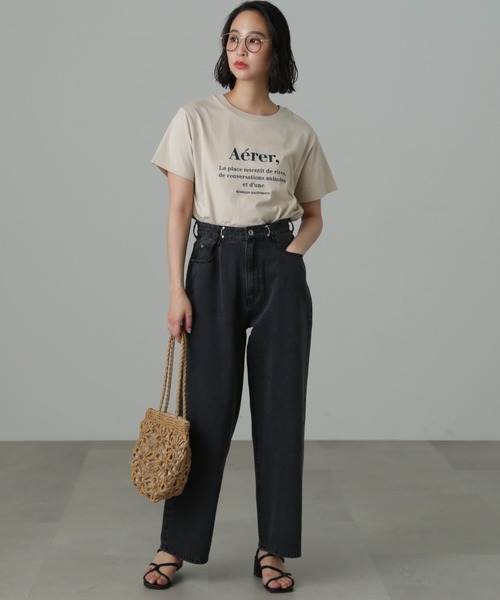 FREE'S MART（フリーズマート）の「◆2Wayホックルーズデニムパンツ（デニムパンツ・レディース・ケミカルウォッシュ/ブルー/ブラック系その他・SMALL/MEDIUM）」の12枚目の写真