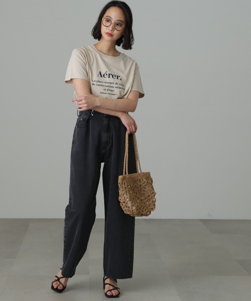 FREE'S MART（フリーズマート）の「◆2Wayホックルーズデニムパンツ（デニムパンツ・レディース・ケミカルウォッシュ/ブルー/ブラック系その他・SMALL/MEDIUM）」の13枚目の写真