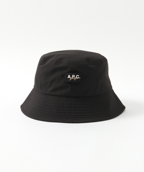 A.P.C. golf ブラック バケットハット　ユニセックス　Fサイズ A.P.C. golf ブラック バケットハット ユニセックス Fサイズ