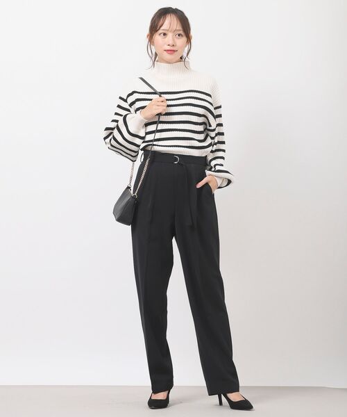 rps(アールピーエス)の「ハイウエストテーパードパンツ(その他パンツ・レディース・ブラック/ベージュ/グリーン/ブラウン/チャコールグレー/ダークベージュ/ネイビー/オレンジ/ベージュ系その他・フリー/L/M)」の10枚目の写真
