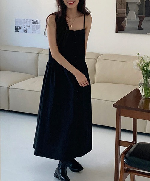 FREE STYLISTS(フリー スタイリスト)の「YUGA_YGMC ティアード キャミソールワンピース(ワンピース・レディース・ブラック/ホワイト・S/L/XL/M)」の19枚目の写真