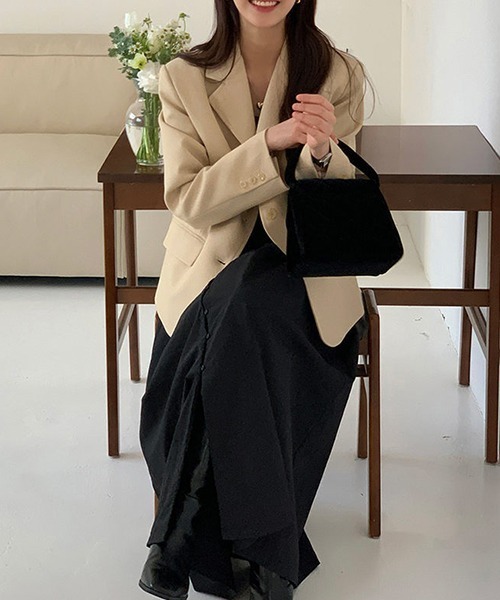 FREE STYLISTS(フリー スタイリスト)の「YUGA_YGMC ティアード キャミソールワンピース(ワンピース・レディース・ブラック/ホワイト・S/L/XL/M)」の20枚目の写真