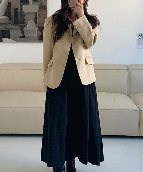 FREE STYLISTS(フリー スタイリスト)の「YUGA_YGMC ティアード キャミソールワンピース(ワンピース・レディース・ブラック/ホワイト・S/L/XL/M)」の9枚目の写真