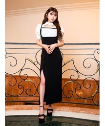 バインダーカットサロペット