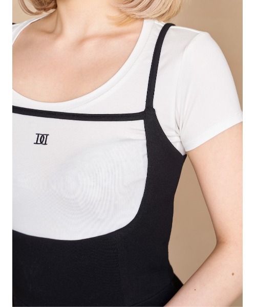 バインダーカットサロペット ダーリッチ Darich バインダーカットサロペット （ブラック