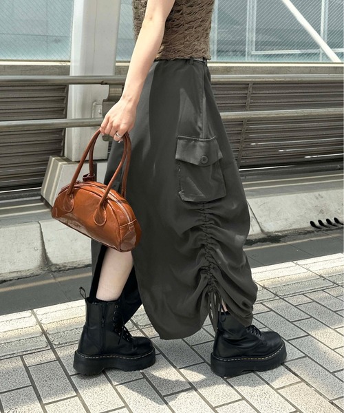 sedacle（セダクル）の「【SDG】enamel bag（ハンドバッグ・レディース・ブラック/ブラウン/オフホワイト・FREE）」の8枚目の写真