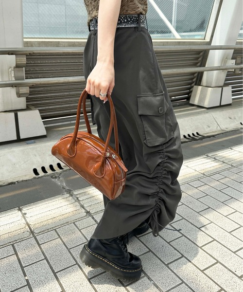 sedacle（セダクル）の「【SDG】enamel bag（ハンドバッグ・レディース・ブラック/ブラウン/オフホワイト・FREE）」の21枚目の写真