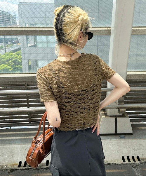 sedacle（セダクル）の「【SDG】enamel bag（ハンドバッグ・レディース・ブラック/ブラウン/オフホワイト・FREE）」の6枚目の写真