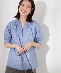 N.(N. Natural Beauty Basic) | ◆スキッパーフリルネックブラウス(シャツ/ブラウス)