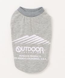 OUTDOOR PRODUCTS（アウトドアプロダクツ）の「【OUTDOOR PRODUCTS/アウトドアプロダクツ】 DOGブランドロゴプリントＴシャツ（グレー） ドッグウェア　ペットグッズ（ペットウェア）」