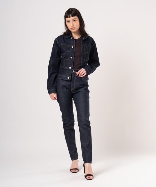 Levi's(リーバイス)の「Levi's/リーバイス ハイライズ スリムジーンズ ダークインディゴ RINSE MADE OF JAPAN(デニムパンツ・レディース・ダークインディゴブルー・24inch/28inch/25inch/26inch/23inch/27inch)」の17枚目の写真