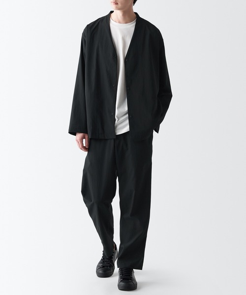 無印良品（ムジルシリョウヒン）の「風を通すストレッチパンツ（その他パンツ・メンズ・ブラック/グレー系/カーキ・S/XL/XS/L/M/XXL）」の4枚目の写真