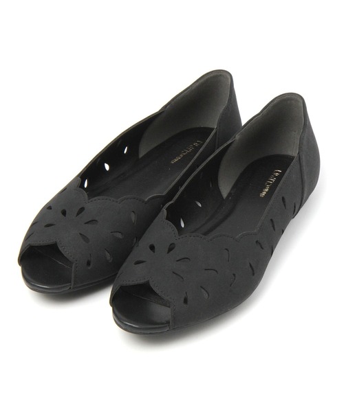 studio CLIP(スタディオクリップ)の「カットワークパンプス(パンプス・レディース・ブラック/ベージュ・LARGE/MEDIUM)」の1枚目の写真