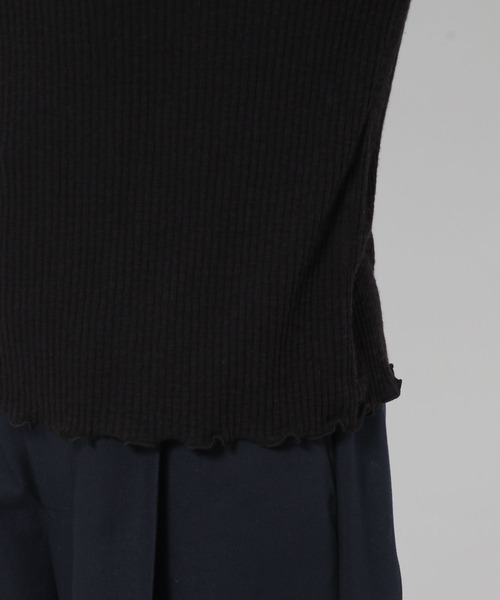 LOWRYS FARM（ローリーズファーム）の「ソデボタンメロークルーＬＳ  970296（Tシャツ/カットソー・レディース・ブラウン/ブラック/アイボリー・FREE）」の11枚目の写真