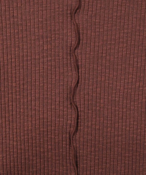 LOWRYS FARM（ローリーズファーム）の「ソデボタンメロークルーＬＳ  970296（Tシャツ/カットソー・レディース・ブラウン/ブラック/アイボリー・FREE）」の15枚目の写真