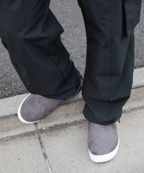FORECAST(フォーキャスト)の「【FORECAST】ボア スリッポンシューズ SLIP ON ※6460(スリッポン・メンズ・ブラック/グレー・M/L/LL)」の9枚目の写真