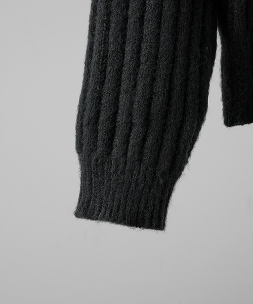 ENDER PRODUCTS（エンダープロダクツ）の「モヘアライクローゲージビッグクルーネックプルオーバーニット【ENDER PRODUCTS/エンダープロダクツ】（ニット/セーター・メンズ・ブルー/レッド/ブラック/アイボリー・M/L）」の20枚目の写真