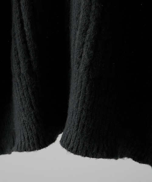 ENDER PRODUCTS（エンダープロダクツ）の「モヘアライクローゲージビッグクルーネックプルオーバーニット【ENDER PRODUCTS/エンダープロダクツ】（ニット/セーター・メンズ・ブルー/レッド/ブラック/アイボリー・M/L）」の21枚目の写真