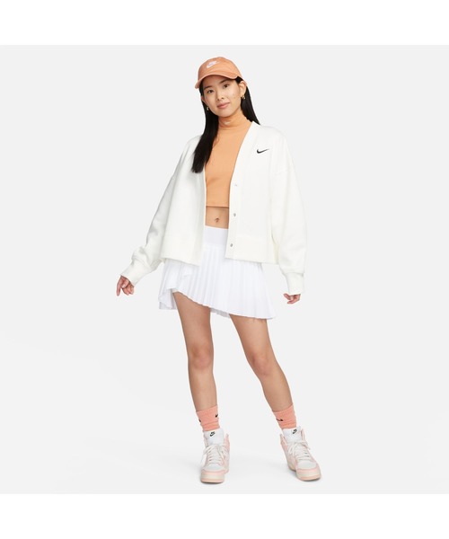 NIKE（ナイキ）の「NIKE/ナイキ WS NSW フリースL/S カーディガン（カーディガン/ボレロ・レディース・オフホワイト/ブラック・XL/L/M/S）」の13枚目の写真