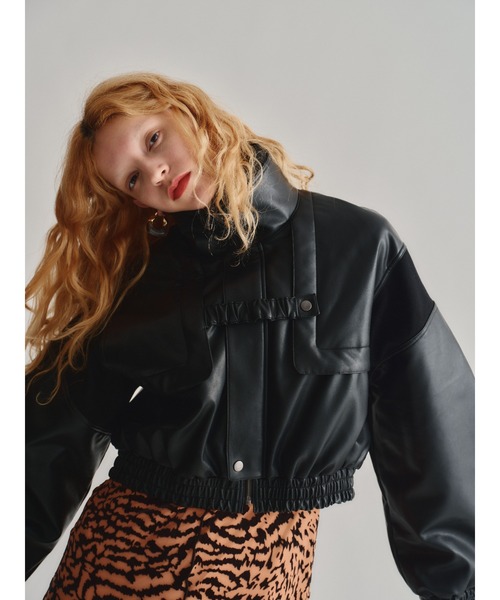 led.tokyo（レッドトウキョウ）の「【led.tokyo】FAKE LETHER BLOUSON  