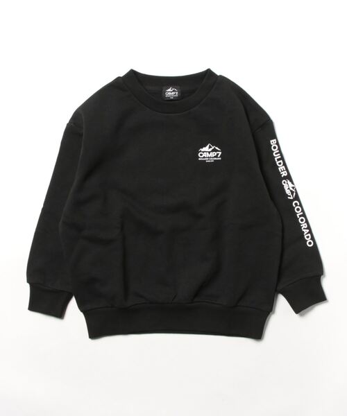 CAMP7（キャンプセブン）の「【CAMP7】バックモチーフロゴスウェット（スウェット・キッズ・グレー/ブラック・160/130/140/120/110/150）」の22枚目の写真