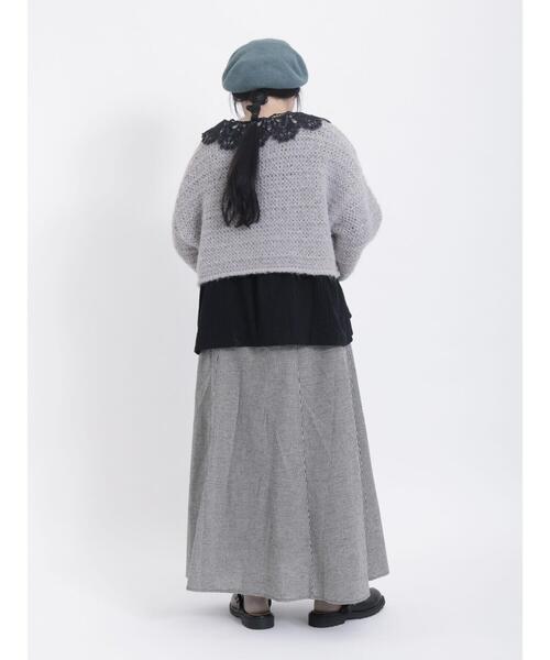 Samansa Mos2(サマンサ モスモス)の「パーツレース襟ブラウス(シャツ/ブラウス・レディース・ベージュ/オフホワイト/ブラック・F)」の14枚目の写真