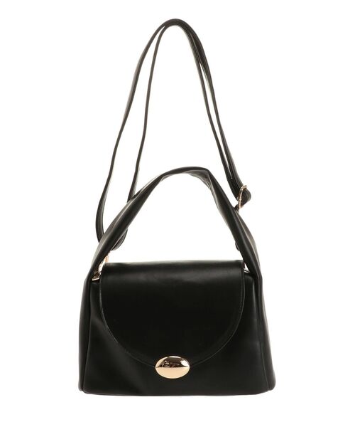 LAGUNAMOON(ラグナムーン)の「メタルロックデザインバッグ(ハンドバッグ・レディース・ブラック/ライトグリーン/アイボリー・FREE)」の21枚目の写真