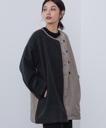 BEAMS HEART | BEAMS HEART / 配色 キルトコート(ノーカラーコート)