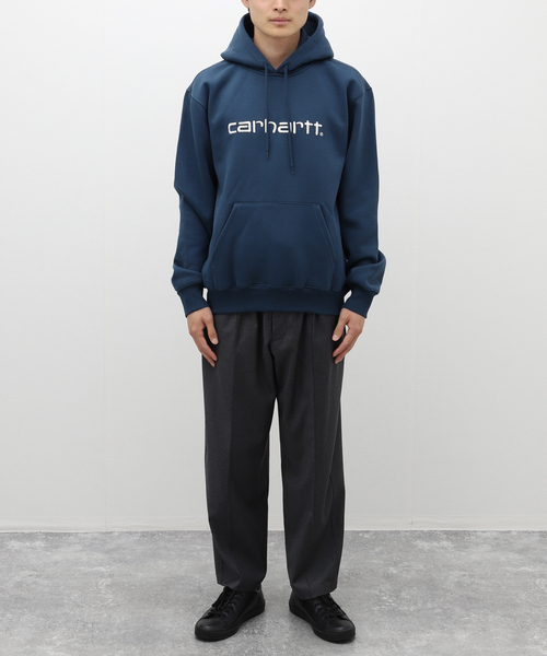 Carhartt WIP(カーハートダブリューアイピー)の「【CARHARTT WIP / カーハート ダブリューアイピー】 HOODED CARHARTT SWEATSHIRT(パーカー・メンズ・チャコールグレー/ブラウン/ブラック/レッド・LARGE/MEDIUM)」の5枚目の写真