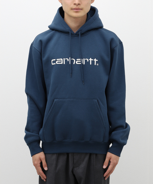 Carhartt WIP(カーハートダブリューアイピー)の「【CARHARTT WIP / カーハート ダブリューアイピー】 HOODED CARHARTT SWEATSHIRT(パーカー・メンズ・チャコールグレー/ブラウン/ブラック/レッド・LARGE/MEDIUM)」の6枚目の写真