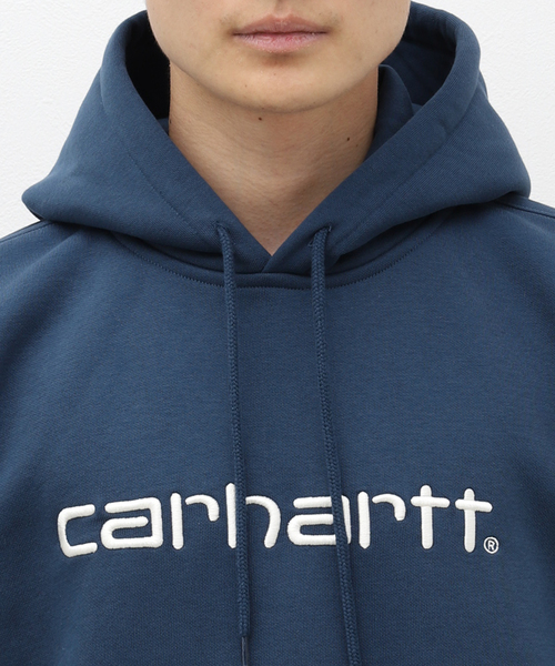 Carhartt WIP(カーハートダブリューアイピー)の「【CARHARTT WIP / カーハート ダブリューアイピー】 HOODED CARHARTT SWEATSHIRT(パーカー・メンズ・チャコールグレー/ブラウン/ブラック/レッド・LARGE/MEDIUM)」の9枚目の写真
