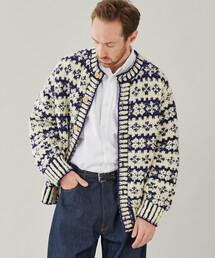 COOHEM | 〈別注〉スカンディナビアン ニットカーディガン  MEN