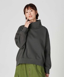 BACK NUMBER | 【BACK NUMBER】【エアリースウェット】製品染めタートルネックスウェット(スウェット)