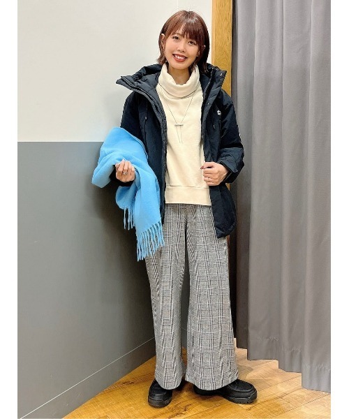 BACK NUMBER(バックナンバー)の「【BACK NUMBER】【エアリースウェット】製品染めタートルネックスウェット(スウェット・レディース・ダークグレー/キナリ・L/M)」の17枚目の写真
