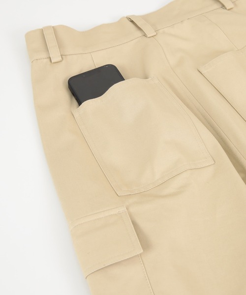 titivate(ティティベイト)の「タックカーゴパンツ(カーゴパンツ・レディース・ピンク/アイボリー/ベージュ・PS(XS-S)/S/M/L)」の13枚目の写真