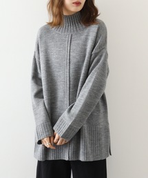 BRODIAEA（ブローディア）の「BRODIAEA　タック入りハイネックプルオーバー（ニット/セーター）」