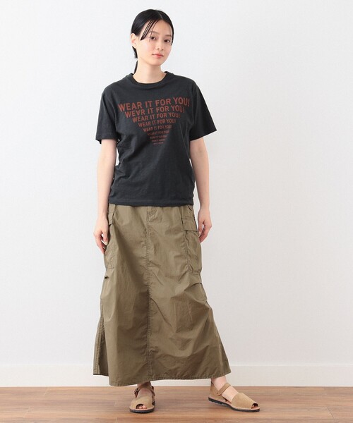 BEAMS BOY（ビームスボーイ）の「ラインロゴ ショートスリーブ Tシャツ（Tシャツ/カットソー・レディース・オフホワイト/ブラック/ピンク・FREE）」の18枚目の写真