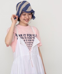 BEAMS BOY | ラインロゴ ショートスリーブ Tシャツ(Tシャツ/カットソー)