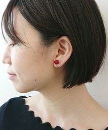 8㎜REDイヤリング