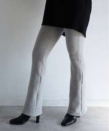 裏起毛スウェットフレアパンツ