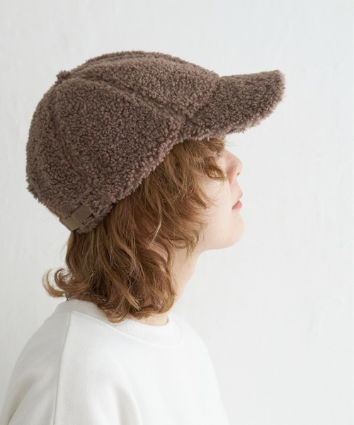 notch.（ノッチ）の「ボアキャップ（キャップ・レディース・ブラック/ブラウン/ベージュ・ONESIZE）」の8枚目の写真