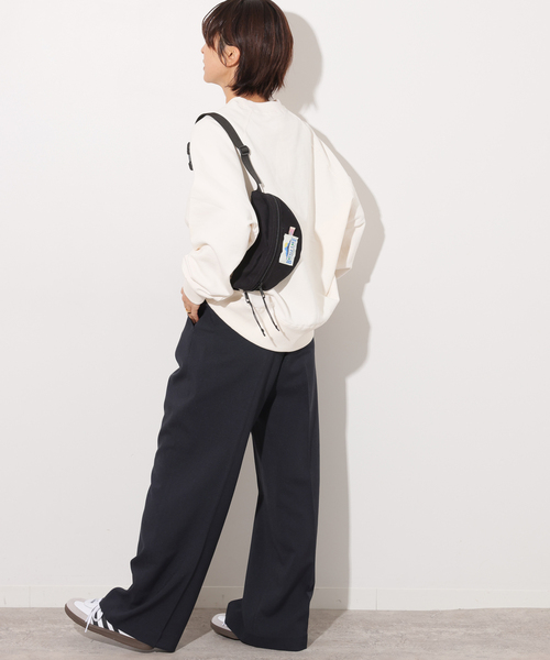 JOURNAL STANDARD relume（ジャーナルスタンダード　レリューム）の「《追加》ラグランスリーブロゴスウェット1844（スウェット・レディース・アイボリー/ブルー/グレー・FREE）」の12枚目の写真