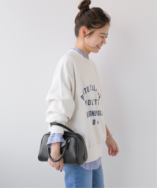 JOURNAL STANDARD relume（ジャーナルスタンダード　レリューム）の「《追加》ラグランスリーブロゴスウェット1844（スウェット・レディース・アイボリー/ブルー/グレー・FREE）」の22枚目の写真