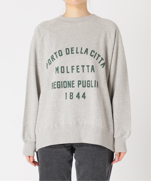 近年 クレージュ 立体ロゴ スウェット ラグランスリーブ オーバーサイズ グレー 追加》ラグランスリーブロゴスウェット1844（スウェット
