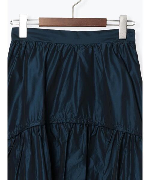 Te chichi CLASSIC（テチチクラシック）の「タフタティアードギャザースカート（スカート・レディース・ブラウン/グリーン・F）」の18枚目の写真