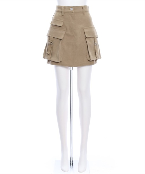 clear(クリア)の「インパン付きコーデュロイカーゴミニスカート(スカート・レディース・チャコールグレー/ブラック/ベージュ・S/M)」の21枚目の写真