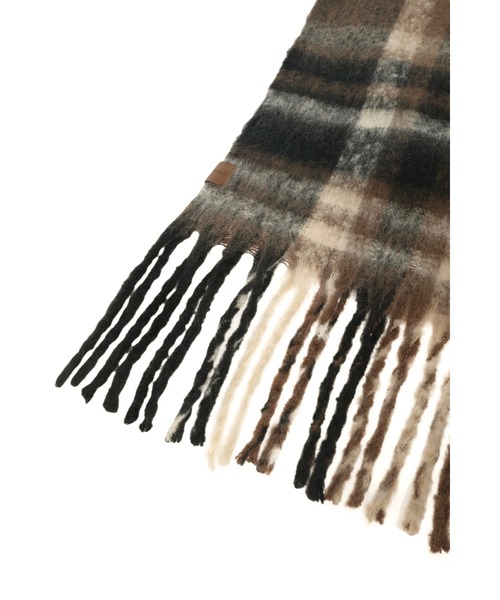 ALEXIA STAM（アリシアスタン）の「Plaid Scarf Brown /チェック柄マフラー(Brown)（ストール/ショール・レディース・ブラウン・FREE）」の8枚目の写真