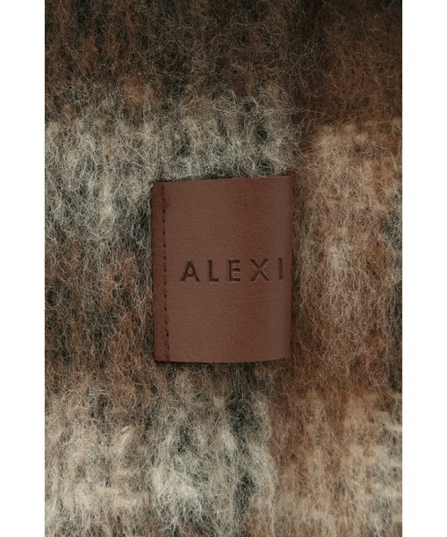 ALEXIA STAM（アリシアスタン）の「Plaid Scarf Brown /チェック柄マフラー(Brown)（ストール/ショール・レディース・ブラウン・FREE）」の6枚目の写真